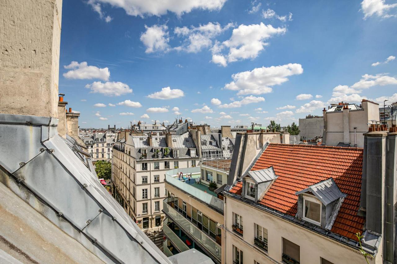 Ferienwohnung Paris Centre Dernier Etage Vue Ascenseur Exterior foto