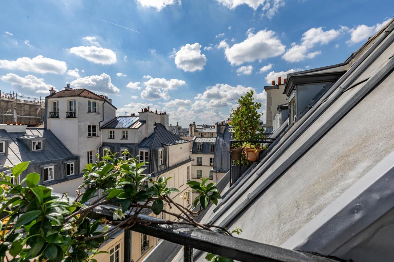 Ferienwohnung Paris Centre Dernier Etage Vue Ascenseur Exterior foto