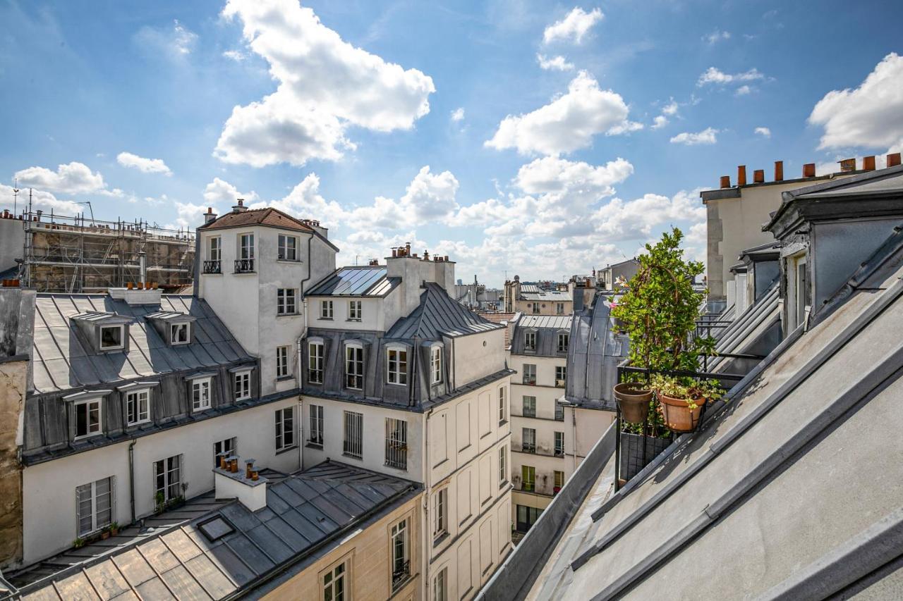 Ferienwohnung Paris Centre Dernier Etage Vue Ascenseur Exterior foto